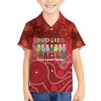 Australia Budgerigar Christmas Personalised Hawaiian Shirt Budgies Hakea Have A Good Chrissie - Aussie Hoodie