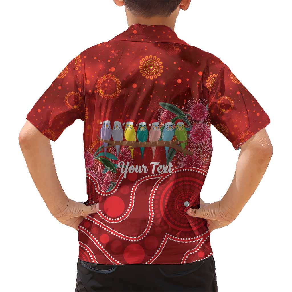Australia Budgerigar Christmas Personalised Hawaiian Shirt Budgies Hakea Have A Good Chrissie - Aussie Hoodie