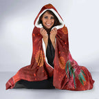 Australia Budgerigar Christmas Personalised Hooded Blanket Budgies Hakea Have A Good Chrissie - Aussie Hoodie