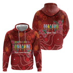 Australia Budgerigar Christmas Personalised Hoodie Budgies Hakea Have A Good Chrissie - Aussie Hoodie
