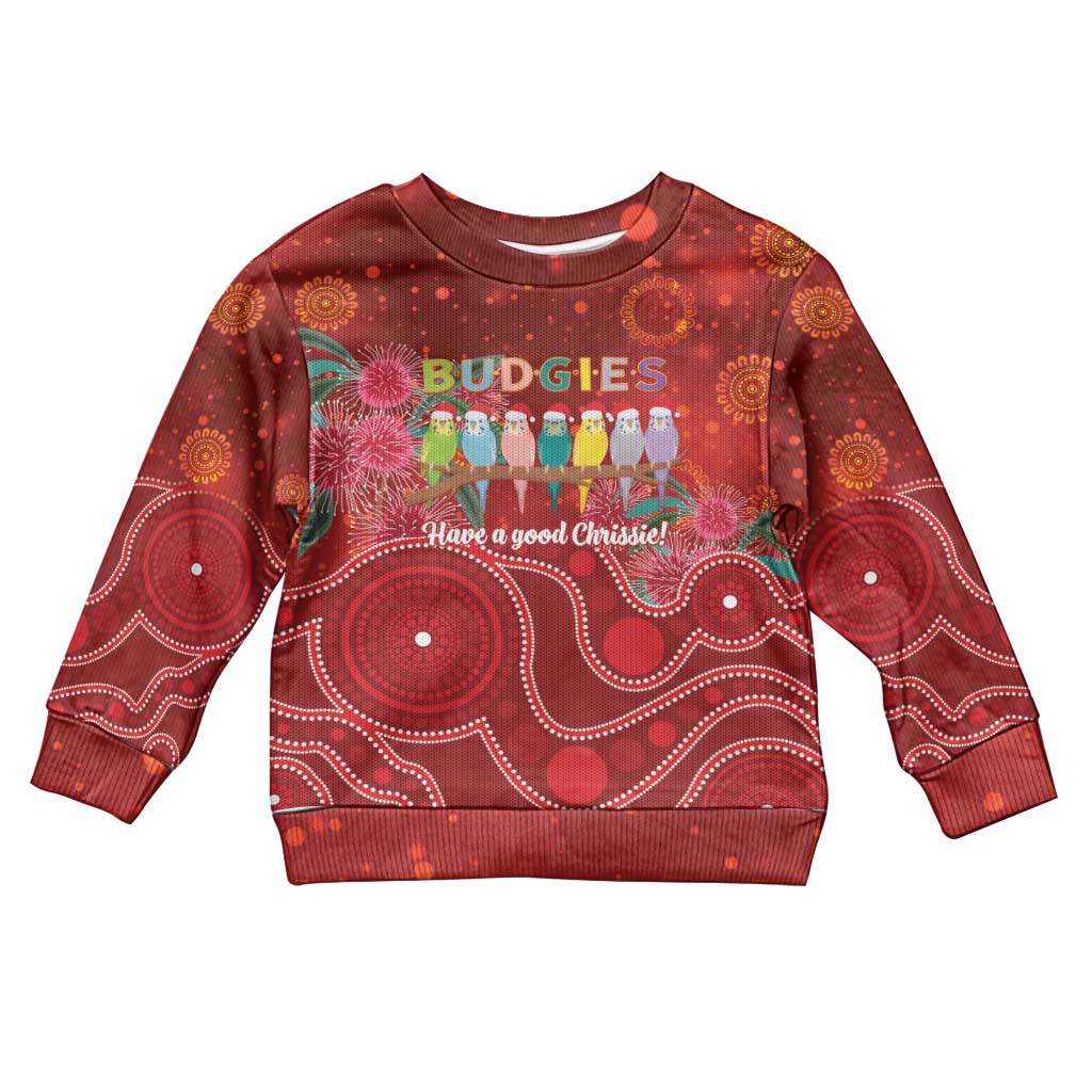Australia Budgerigar Christmas Personalised Kid Ugly Christmas Sweater Budgies Hakea Have A Good Chrissie - Aussie Hoodie