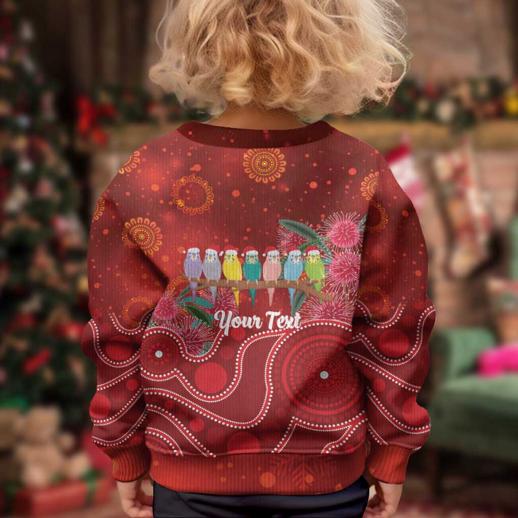 Australia Budgerigar Christmas Personalised Kid Ugly Christmas Sweater Budgies Hakea Have A Good Chrissie - Aussie Hoodie
