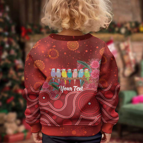 Australia Budgerigar Christmas Personalised Kid Ugly Christmas Sweater Budgies Hakea Have A Good Chrissie - Aussie Hoodie
