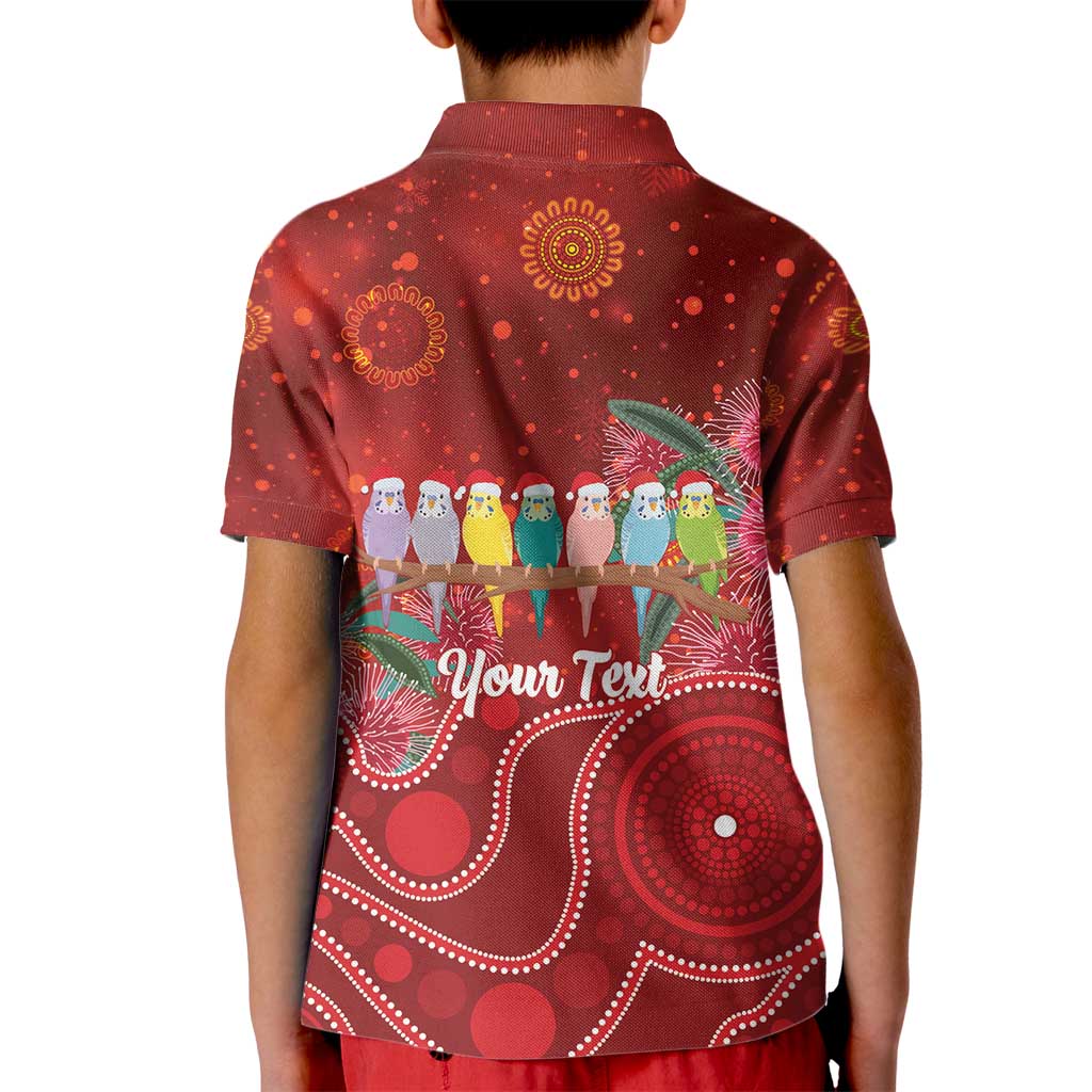 Australia Budgerigar Christmas Personalised Kid Polo Shirt Budgies Hakea Have A Good Chrissie - Aussie Hoodie
