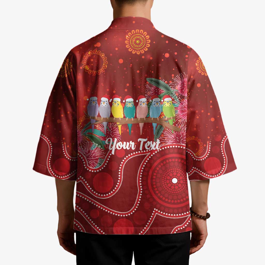 Australia Budgerigar Christmas Personalised Kimono Budgies Hakea Have A Good Chrissie - Aussie Hoodie