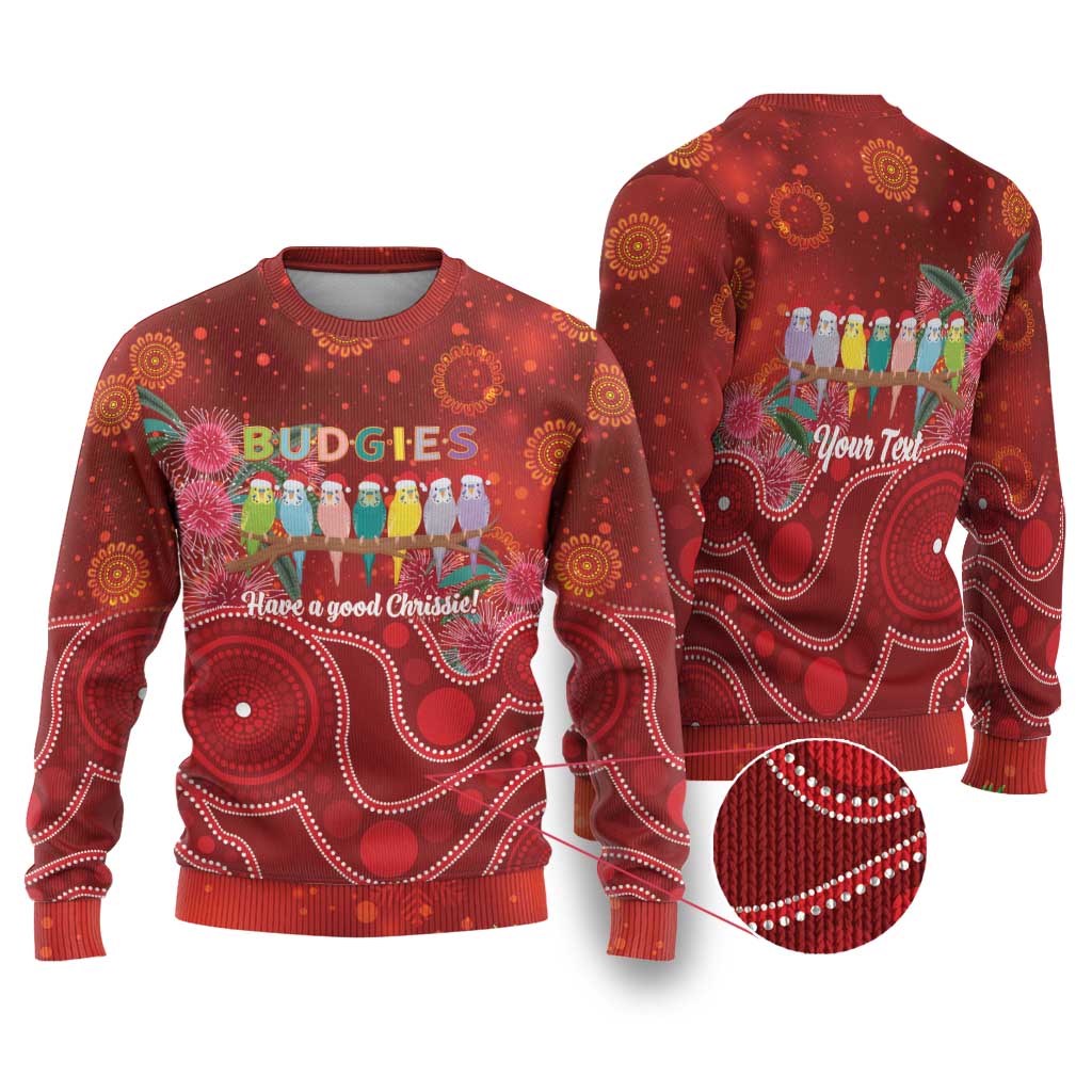 Australia Budgerigar Christmas Personalised Ugly Christmas Sweater Budgies Hakea Have A Good Chrissie - Aussie Hoodie