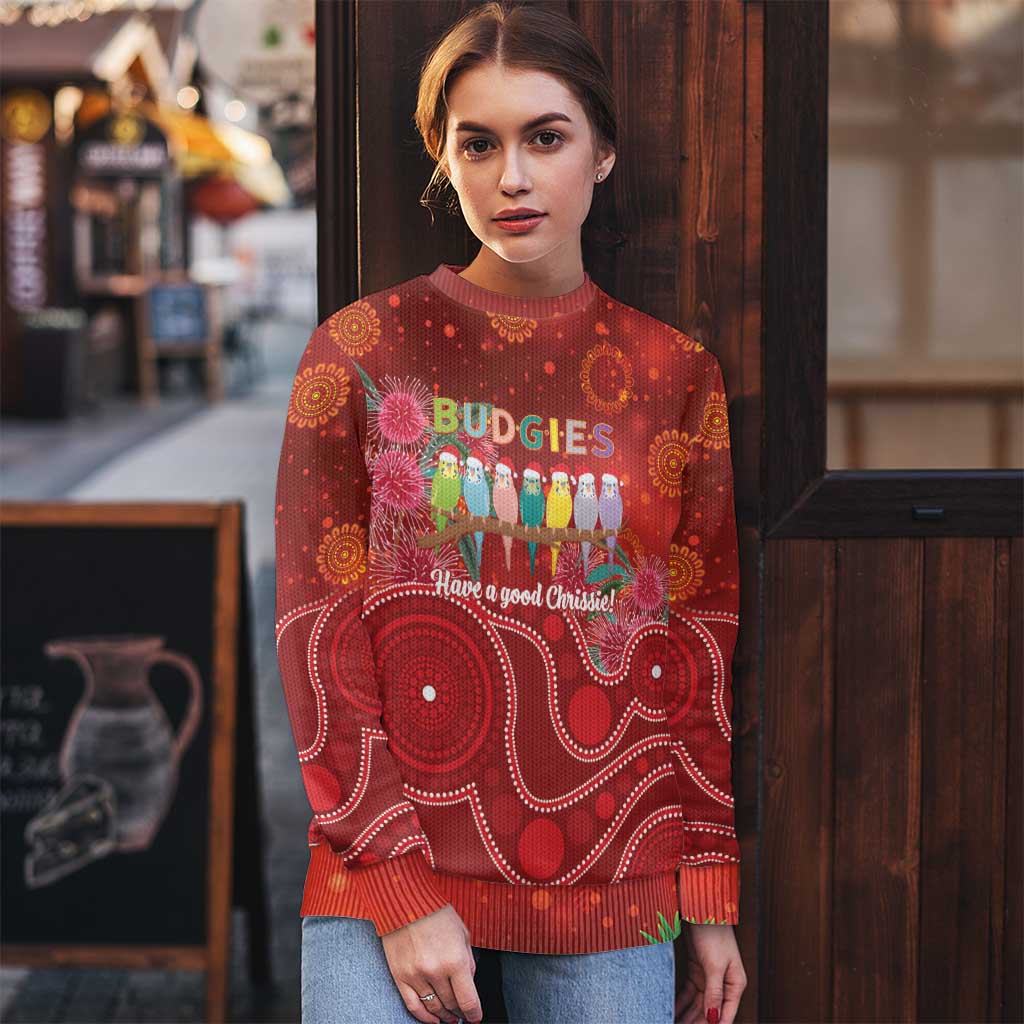 Australia Budgerigar Christmas Personalised Ugly Christmas Sweater Budgies Hakea Have A Good Chrissie - Aussie Hoodie
