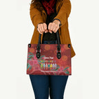 Australia Budgerigar Christmas Personalised Leather Bag Budgies Hakea Have A Good Chrissie - Aussie Hoodie
