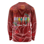 Australia Budgerigar Christmas Personalised Long Sleeve Shirt Budgies Hakea Have A Good Chrissie - Aussie Hoodie