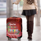 Australia Budgerigar Christmas Personalised Luggage Cover Budgies Hakea Have A Good Chrissie - Aussie Hoodie