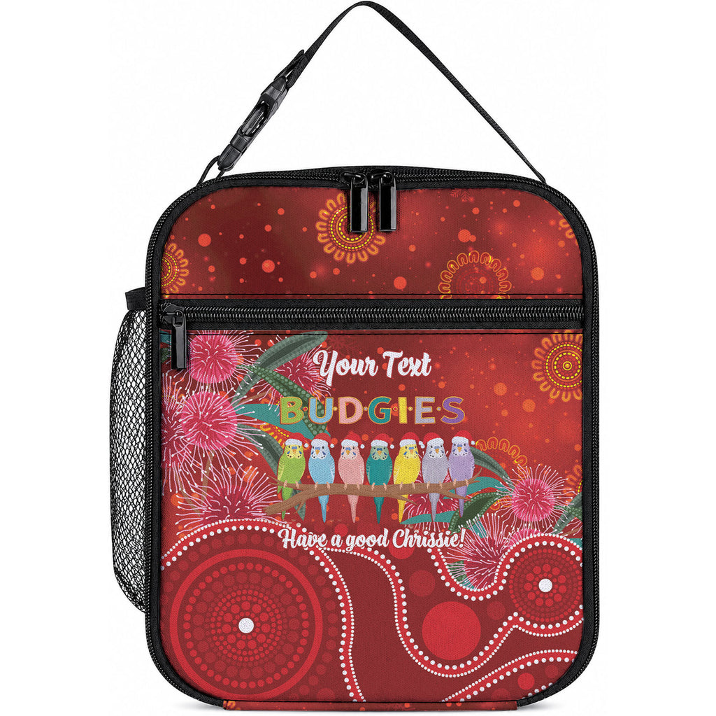 Australia Budgerigar Christmas Personalised Lunch Bag Budgies Hakea Have A Good Chrissie