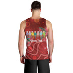 Australia Budgerigar Christmas Personalised Men Tank Top Budgies Hakea Have A Good Chrissie - Aussie Hoodie