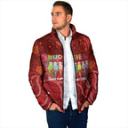 Australia Budgerigar Christmas Personalised Padded Jacket Budgies Hakea Have A Good Chrissie - Aussie Hoodie