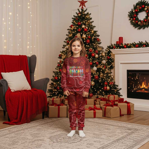 Australia Budgerigar Christmas Personalised Christmas Pajama Set Budgies Hakea Have A Good Chrissie - Aussie Hoodie