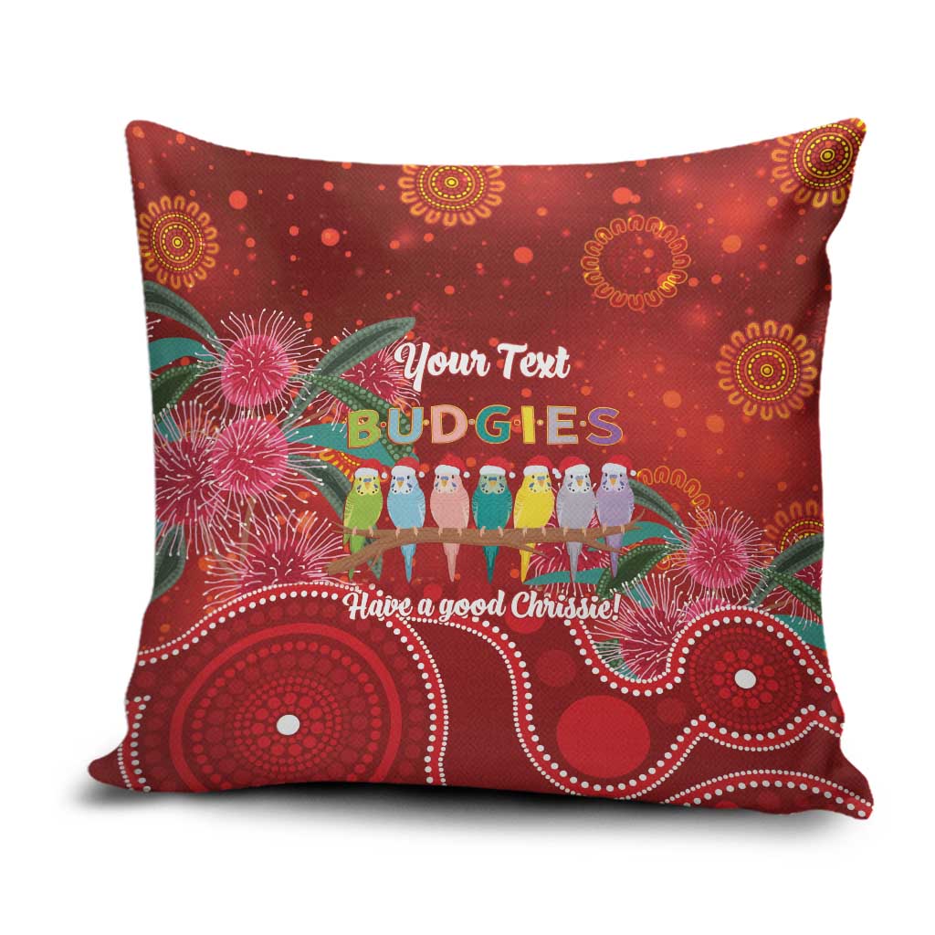 Australia Budgerigar Christmas Personalised Pillow Cover Budgies Hakea Have A Good Chrissie - Aussie Hoodie