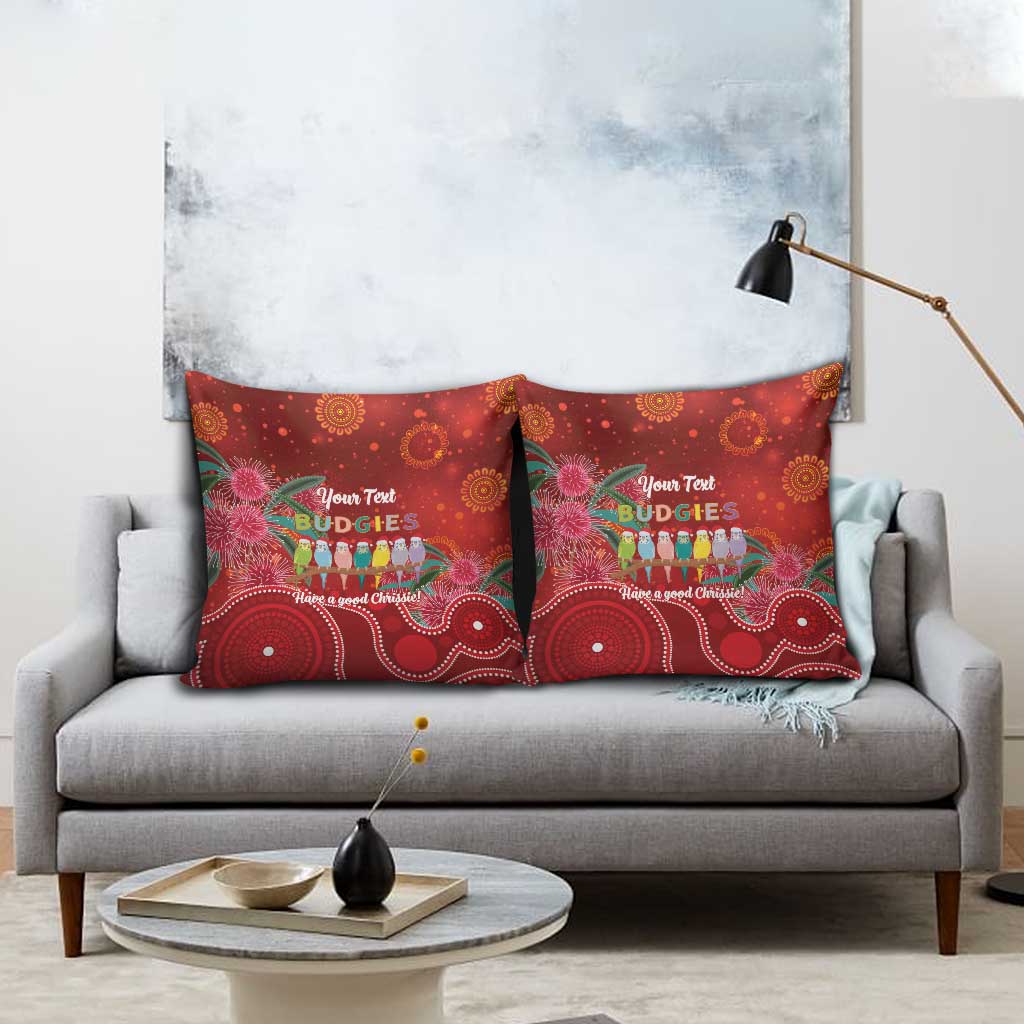 Australia Budgerigar Christmas Personalised Pillow Cover Budgies Hakea Have A Good Chrissie - Aussie Hoodie