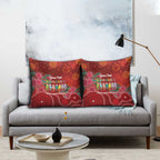 Australia Budgerigar Christmas Personalised Pillow Cover Budgies Hakea Have A Good Chrissie - Aussie Hoodie