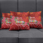 Australia Budgerigar Christmas Personalised Pillow Cover Budgies Hakea Have A Good Chrissie - Aussie Hoodie