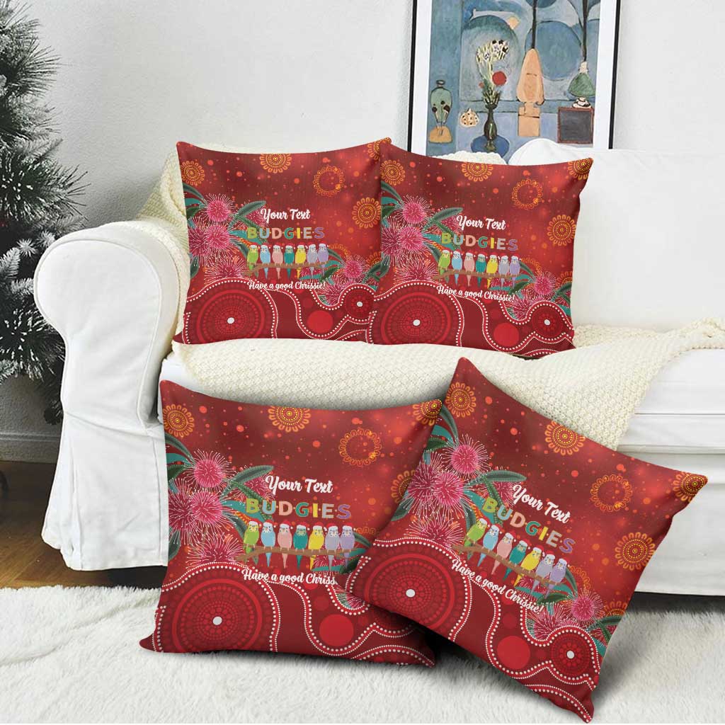 Australia Budgerigar Christmas Personalised Pillow Cover Budgies Hakea Have A Good Chrissie - Aussie Hoodie