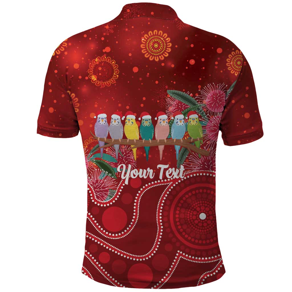 Australia Budgerigar Christmas Personalised Polo Shirt Budgies Hakea Have A Good Chrissie - Aussie Hoodie