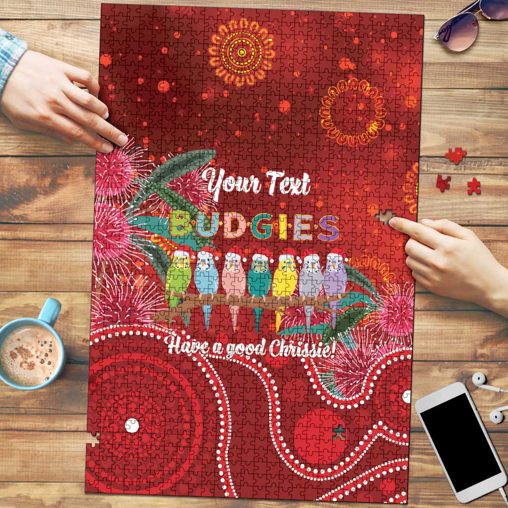 Australia Budgerigar Christmas Personalised Puzzle Budgies Hakea Have A Good Chrissie - Aussie Hoodie