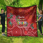 Australia Budgerigar Christmas Personalised Quilt Budgies Hakea Have A Good Chrissie - Aussie Hoodie