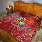 Australia Budgerigar Christmas Personalised Quilt Budgies Hakea Have A Good Chrissie - Aussie Hoodie