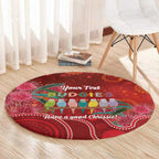 Australia Budgerigar Christmas Personalised Round Carpet Budgies Hakea Have A Good Chrissie - Aussie Hoodie