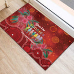 Australia Budgerigar Christmas Personalised Rubber Doormat Budgies Hakea Have A Good Chrissie - Aussie Hoodie