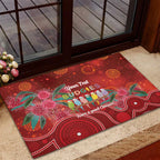 Australia Budgerigar Christmas Personalised Rubber Doormat Budgies Hakea Have A Good Chrissie - Aussie Hoodie