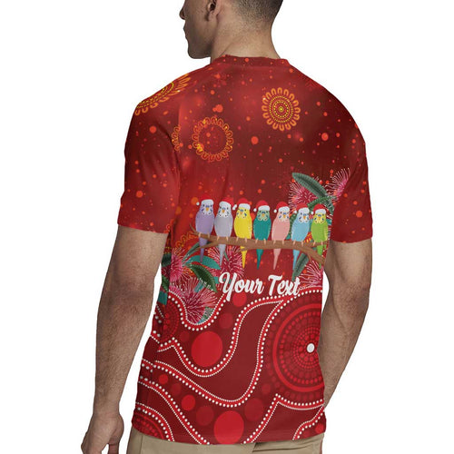 Australia Budgerigar Christmas Personalised Rugby Jersey Budgies Hakea Have A Good Chrissie - Aussie Hoodie