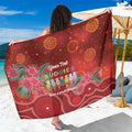 Australia Budgerigar Christmas Personalised Sarong Budgies Hakea Have A Good Chrissie - Aussie Hoodie