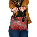 Australia Budgerigar Christmas Personalised Shoulder Handbag Budgies Hakea Have A Good Chrissie - Aussie Hoodie