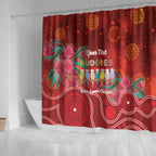 Australia Budgerigar Christmas Personalised Shower Curtain Budgies Hakea Have A Good Chrissie - Aussie Hoodie