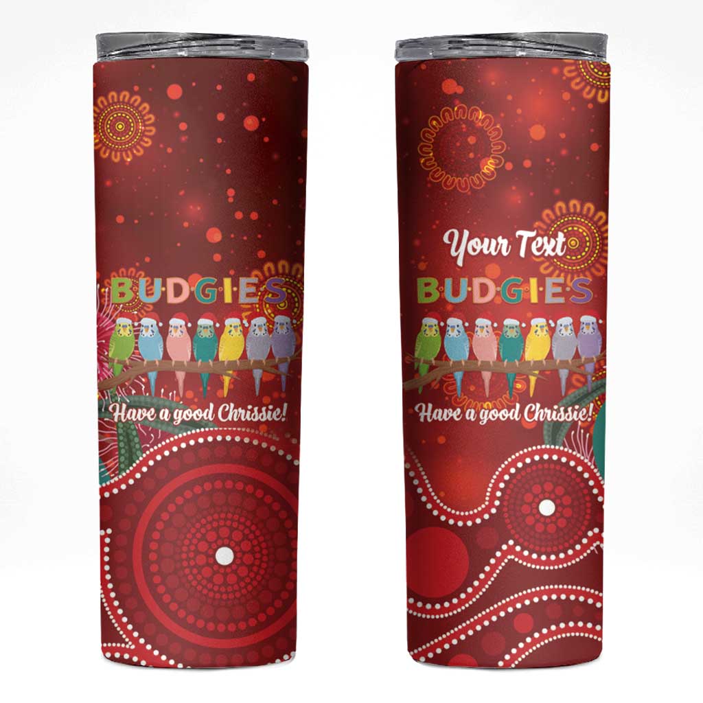 Australia Budgerigar Christmas Personalised Skinny Tumbler Budgies Hakea Have A Good Chrissie - Aussie Hoodie