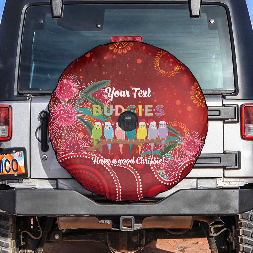 Australia Budgerigar Christmas Personalised Spare Tire Cover Budgies Hakea Have A Good Chrissie - Aussie Hoodie