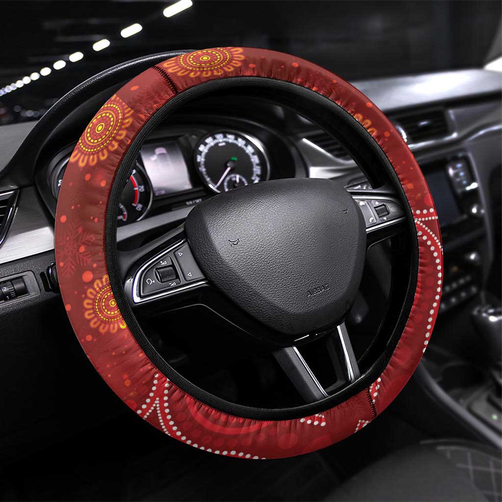 Australia Budgerigar Christmas Steering Wheel Cover Budgies Hakea Have A Good Chrissie - Aussie Hoodie