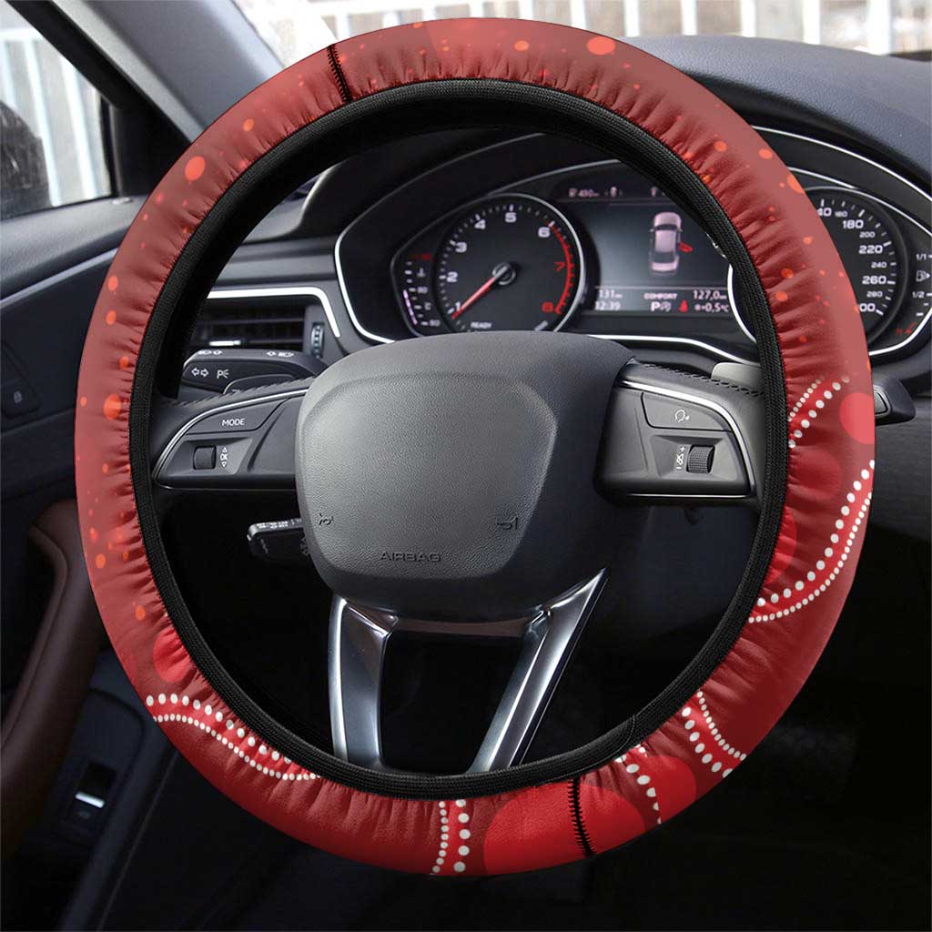Australia Budgerigar Christmas Steering Wheel Cover Budgies Hakea Have A Good Chrissie - Aussie Hoodie