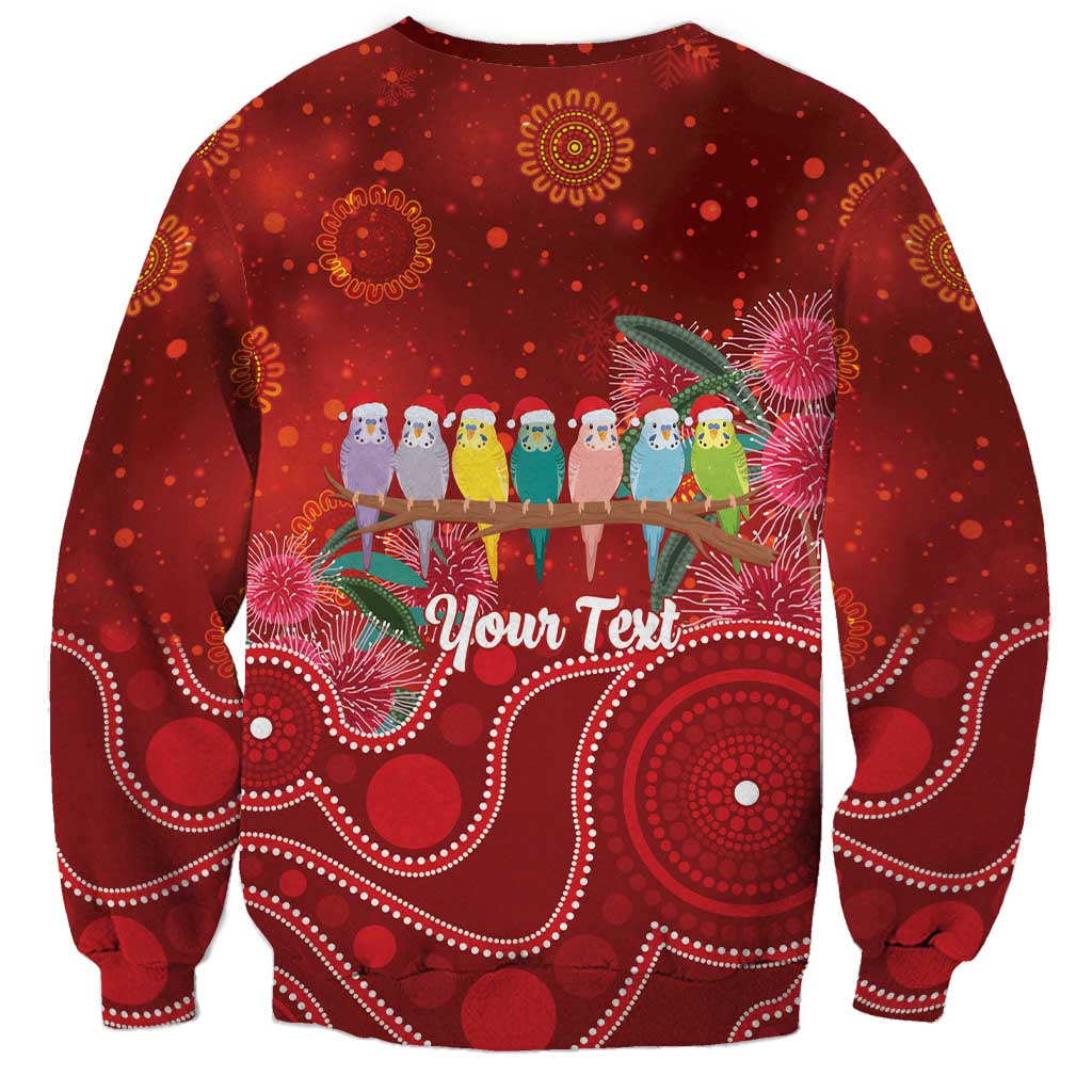Australia Budgerigar Christmas Personalised Sweatshirt Budgies Hakea Have A Good Chrissie - Aussie Hoodie