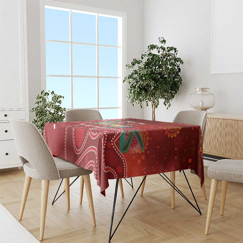 Australia Budgerigar Christmas Personalised Tablecloth Budgies Hakea Have A Good Chrissie - Aussie Hoodie