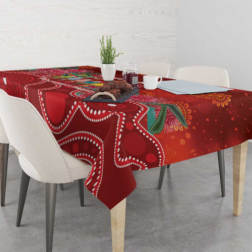 Australia Budgerigar Christmas Personalised Tablecloth Budgies Hakea Have A Good Chrissie - Aussie Hoodie