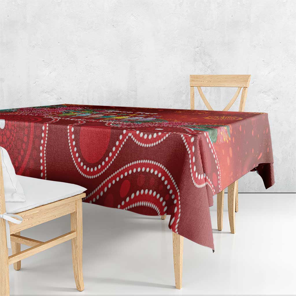 Australia Budgerigar Christmas Personalised Tablecloth Budgies Hakea Have A Good Chrissie - Aussie Hoodie