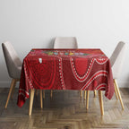 Australia Budgerigar Christmas Personalised Tablecloth Budgies Hakea Have A Good Chrissie - Aussie Hoodie