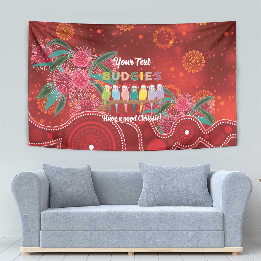 Australia Budgerigar Christmas Personalised Tapestry Budgies Hakea Have A Good Chrissie - Aussie Hoodie