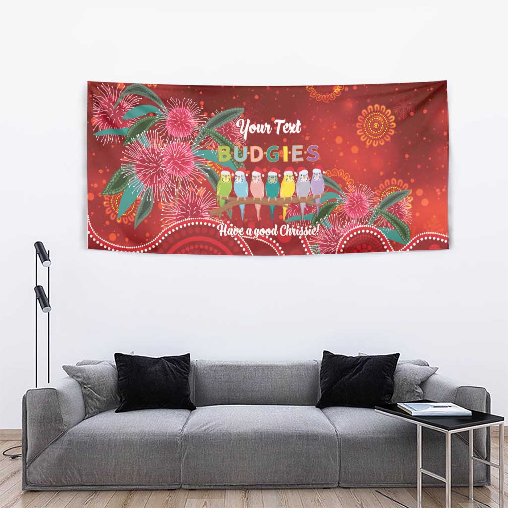 Australia Budgerigar Christmas Personalised Tapestry Budgies Hakea Have A Good Chrissie - Aussie Hoodie
