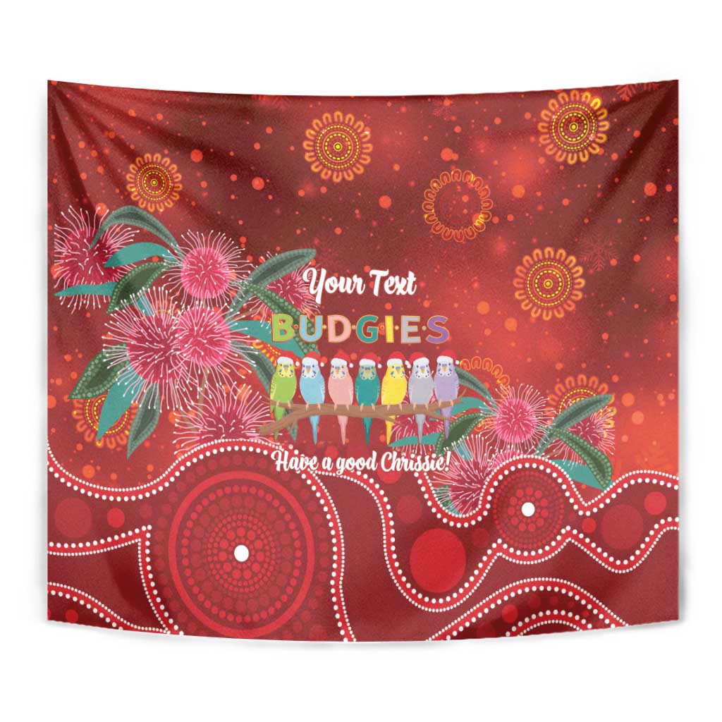 Australia Budgerigar Christmas Personalised Tapestry Budgies Hakea Have A Good Chrissie - Aussie Hoodie