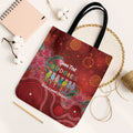 Australia Budgerigar Christmas Personalised Tote Bag Budgies Hakea Have A Good Chrissie - Aussie Hoodie