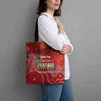 Australia Budgerigar Christmas Personalised Tote Bag Budgies Hakea Have A Good Chrissie - Aussie Hoodie