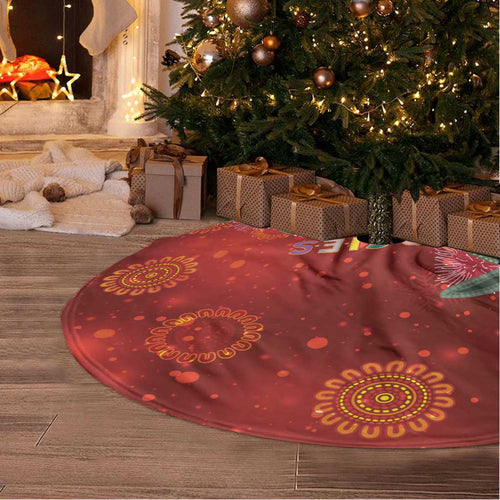 Australia Budgerigar Christmas Tree Skirt Budgies Hakea Have A Good Chrissie - Aussie Hoodie