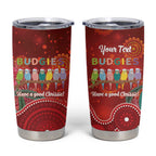 Australia Budgerigar Christmas Personalised Tumbler Cup Budgies Hakea Have A Good Chrissie - Aussie Hoodie